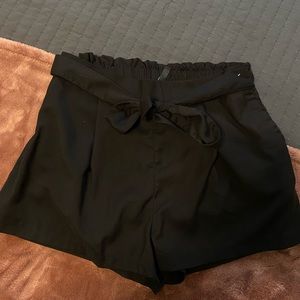 Tie-Belt Shorts
